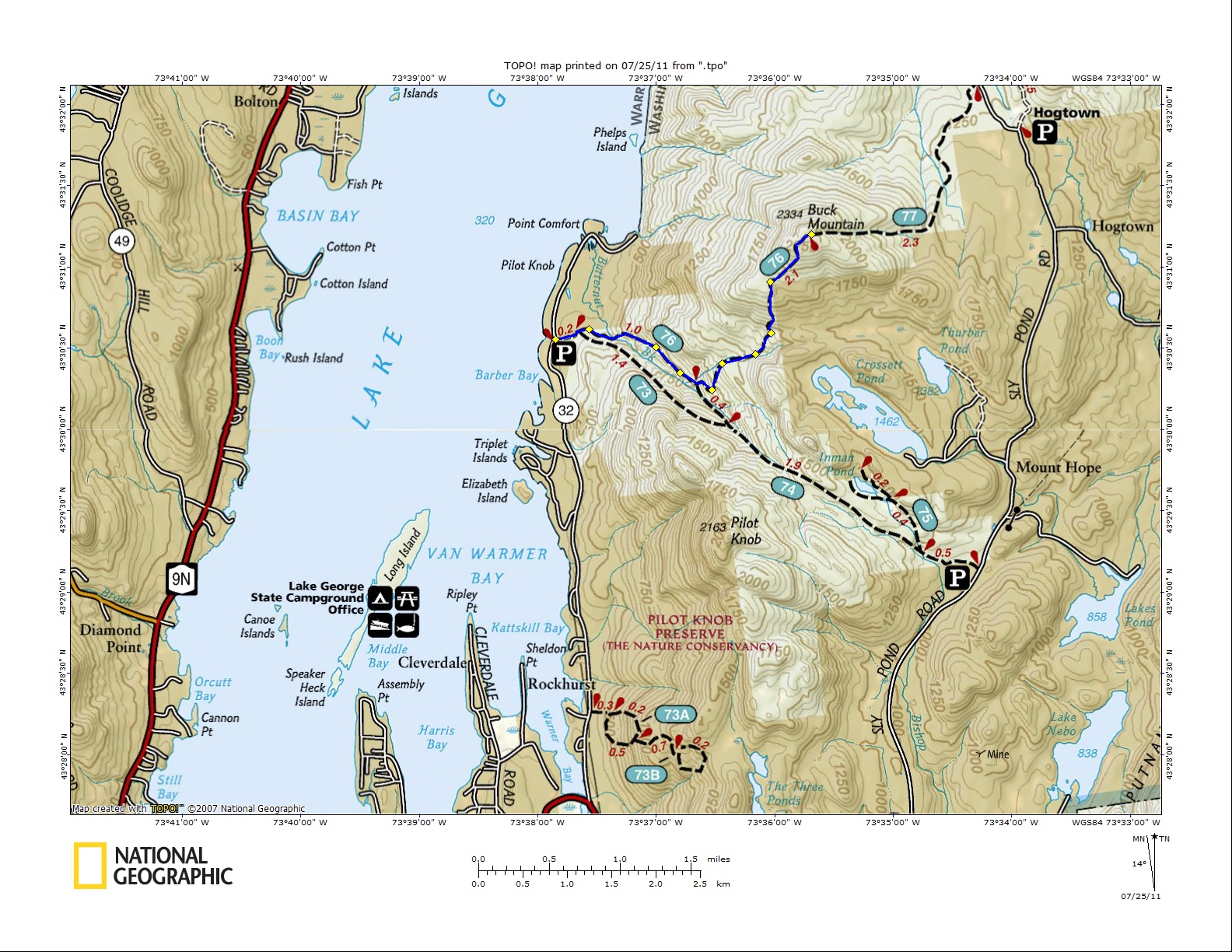 Off on Adventure Buck Mountain Lake Wild Forest 11/2/12