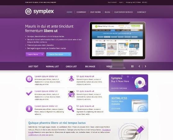 Symplex HTML Template
