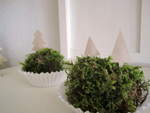 DIY natural moss cupcakes Srta Malasuerte