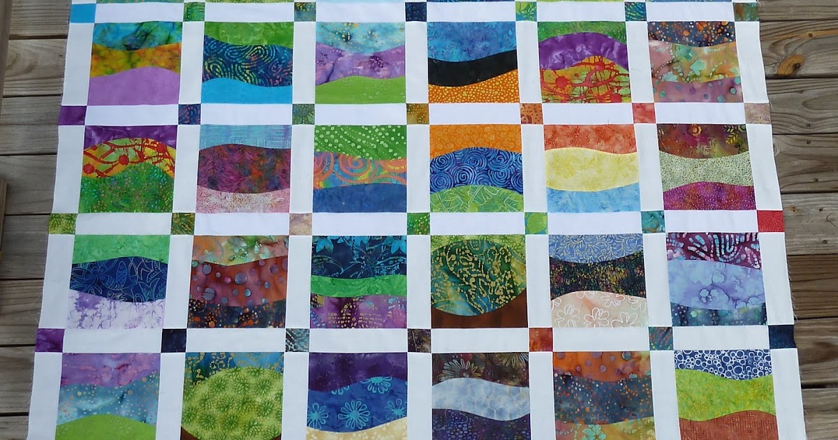 Quilt Evolution... Curved Rails & Curved Quilting