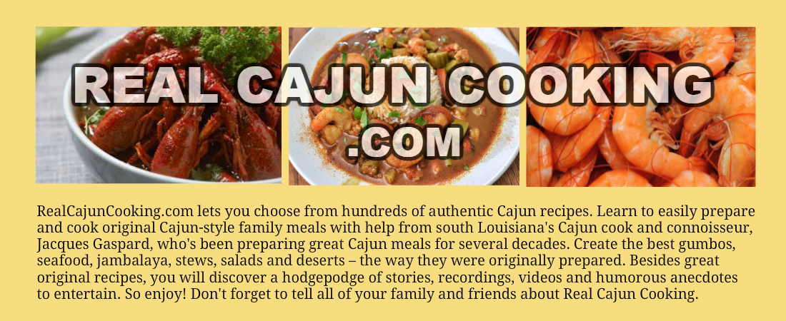 Real Cajun Cooking - Pure and Simple