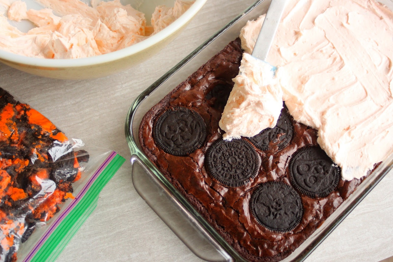 borrowed heaven OREO & Fanta Creamsicle Brownies