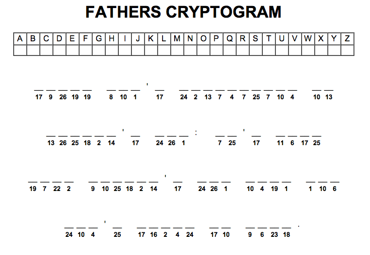Free Printable Cryptograms Free Printable Cryptograms With Answers