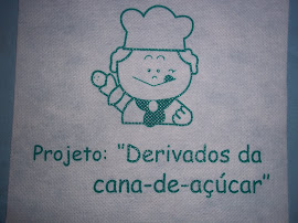 Projeto "Derivados da Cana-de-açúcar", por isso hoje iremos ter uma aula de culinária.