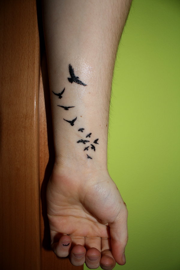 Birds Tattoos For You: bird tattoos on arm