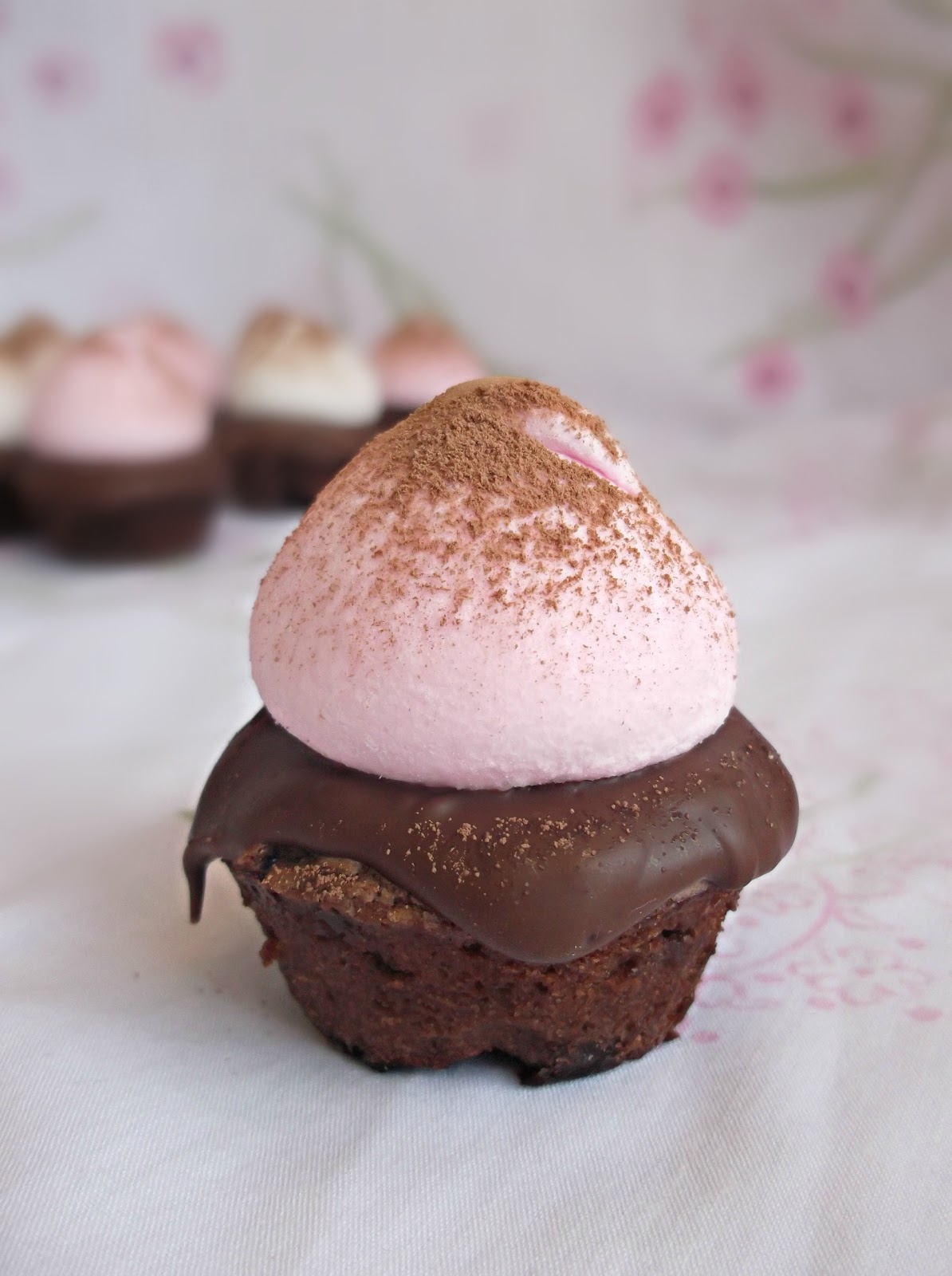 Lick The Spoon Chocolate Fudge Marshmallow Cupcakes