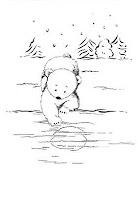 Illustration de Christiane Moreau pour le conte Le pêcheur de lune
