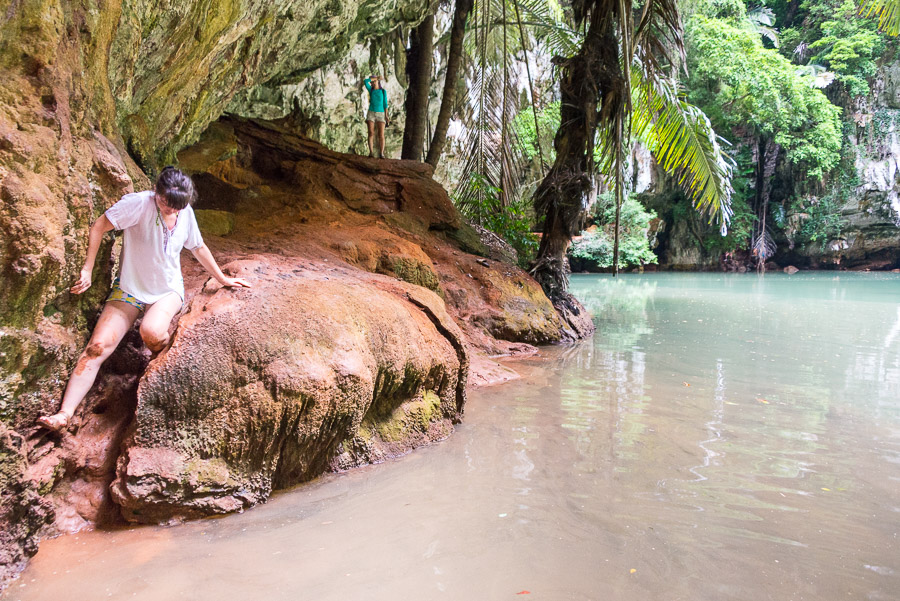 Railay. Journey to the lagoon