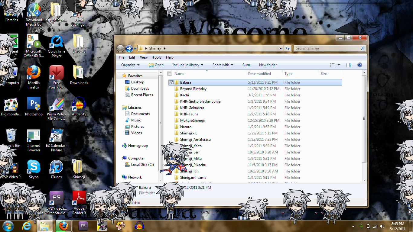 The Anime & Video Gaming Nerd How to Get Shimejis on your Desktop