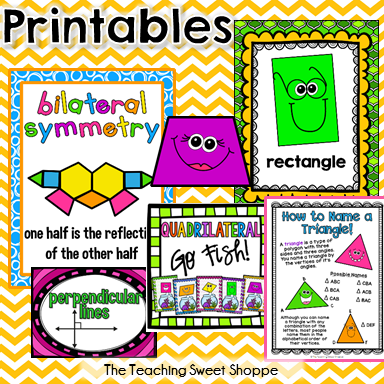 The Teaching Sweet Shoppe!: Comprehensive Geometry Unit for 4th Grade