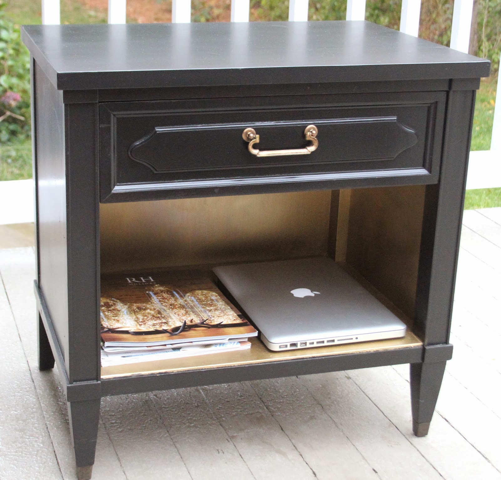 A Side Table Makeover Shine Your Light