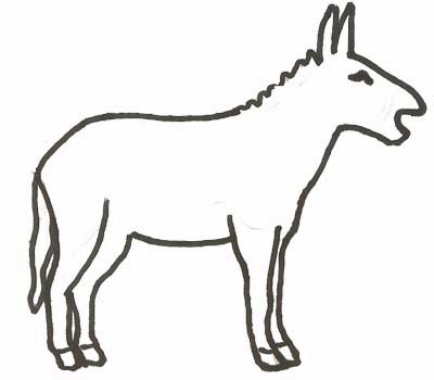 Ausmalbilder Von Esel Ausdrucken Malvorlagen Kostenlos - Esel Malvorlagen Kostenlos