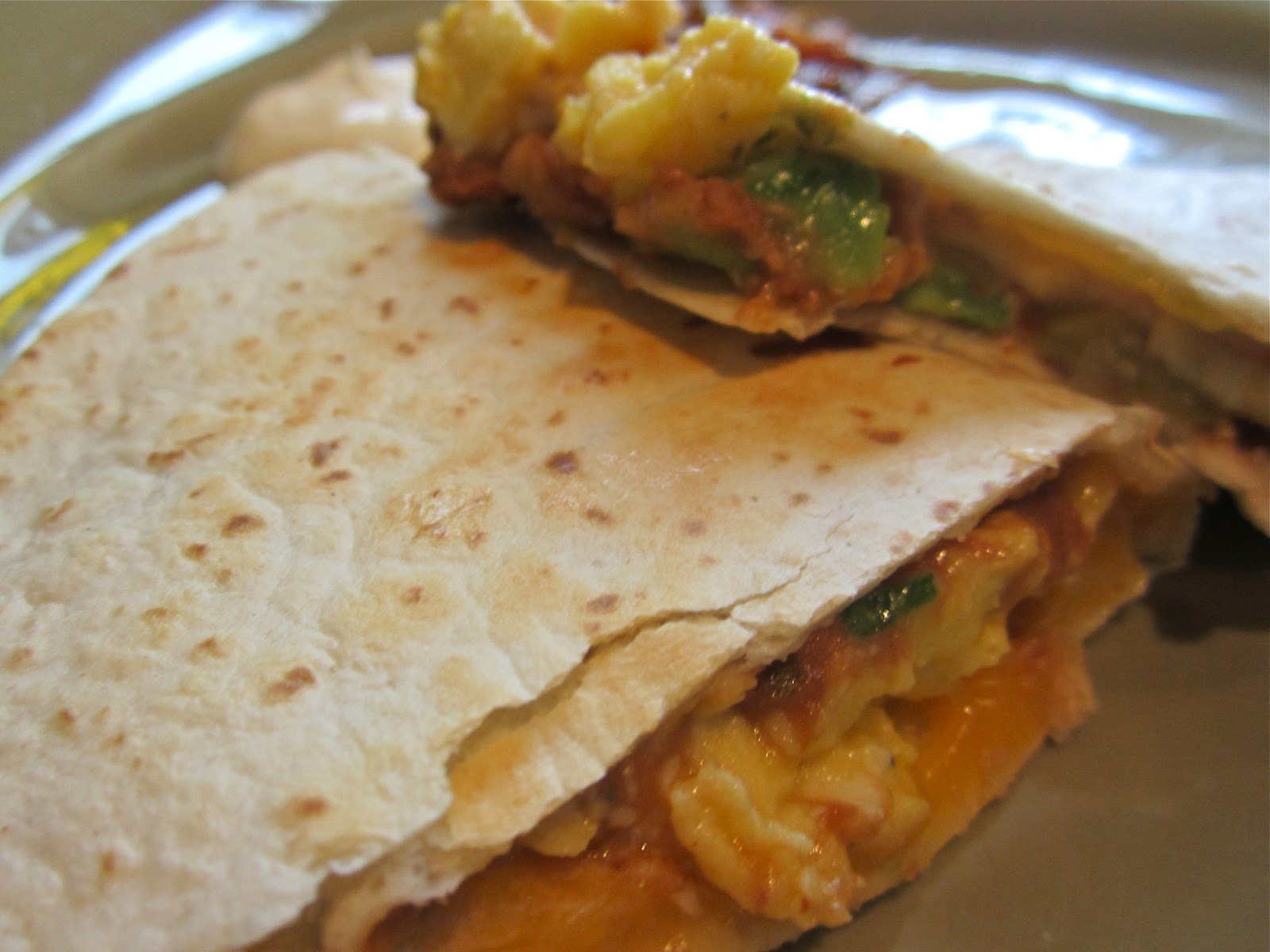 cook a mama Breakfast Quesadilla