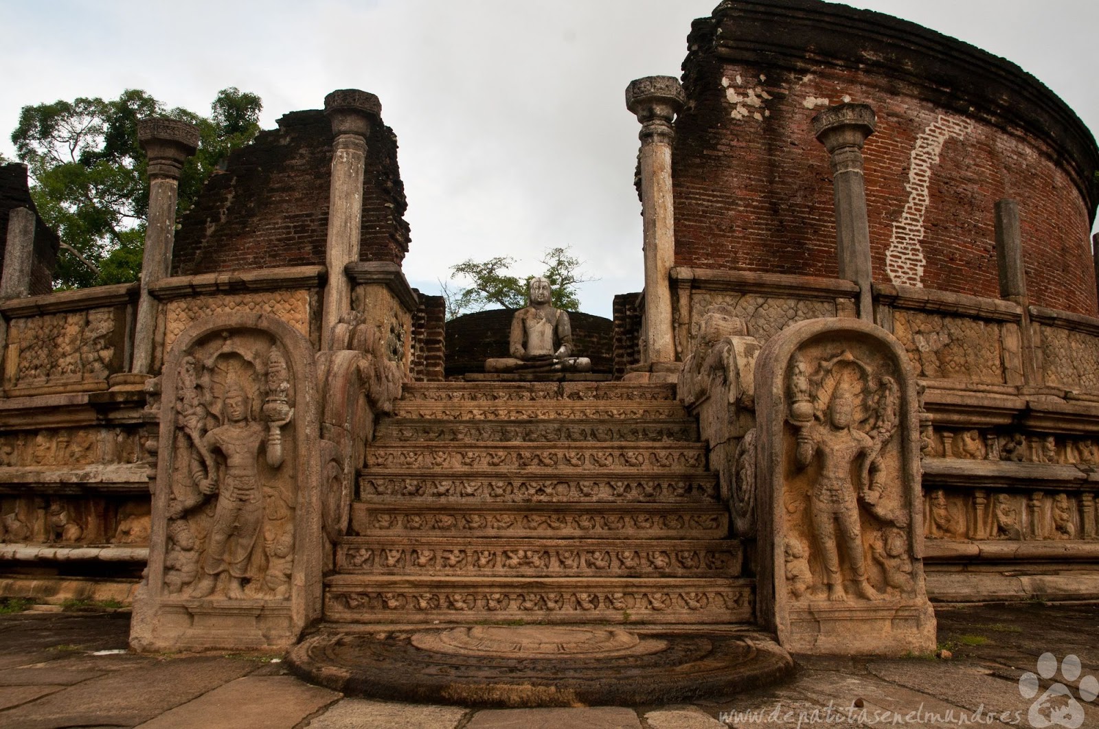 Vatadage en Polonnaruwa