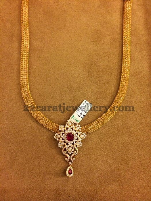 Detachable Simple Diamond Lockets Jewellery Designs