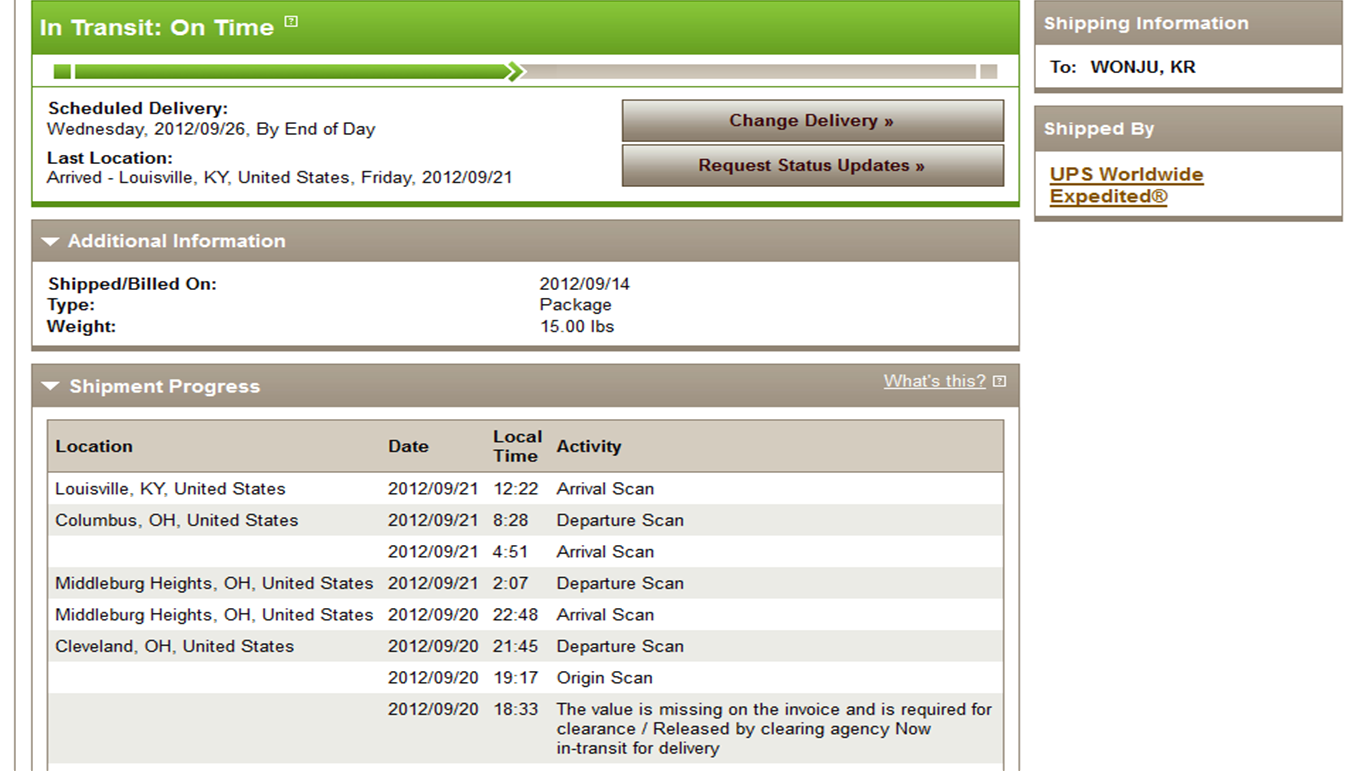 Sending a Package to South Korea Wandering Wonju