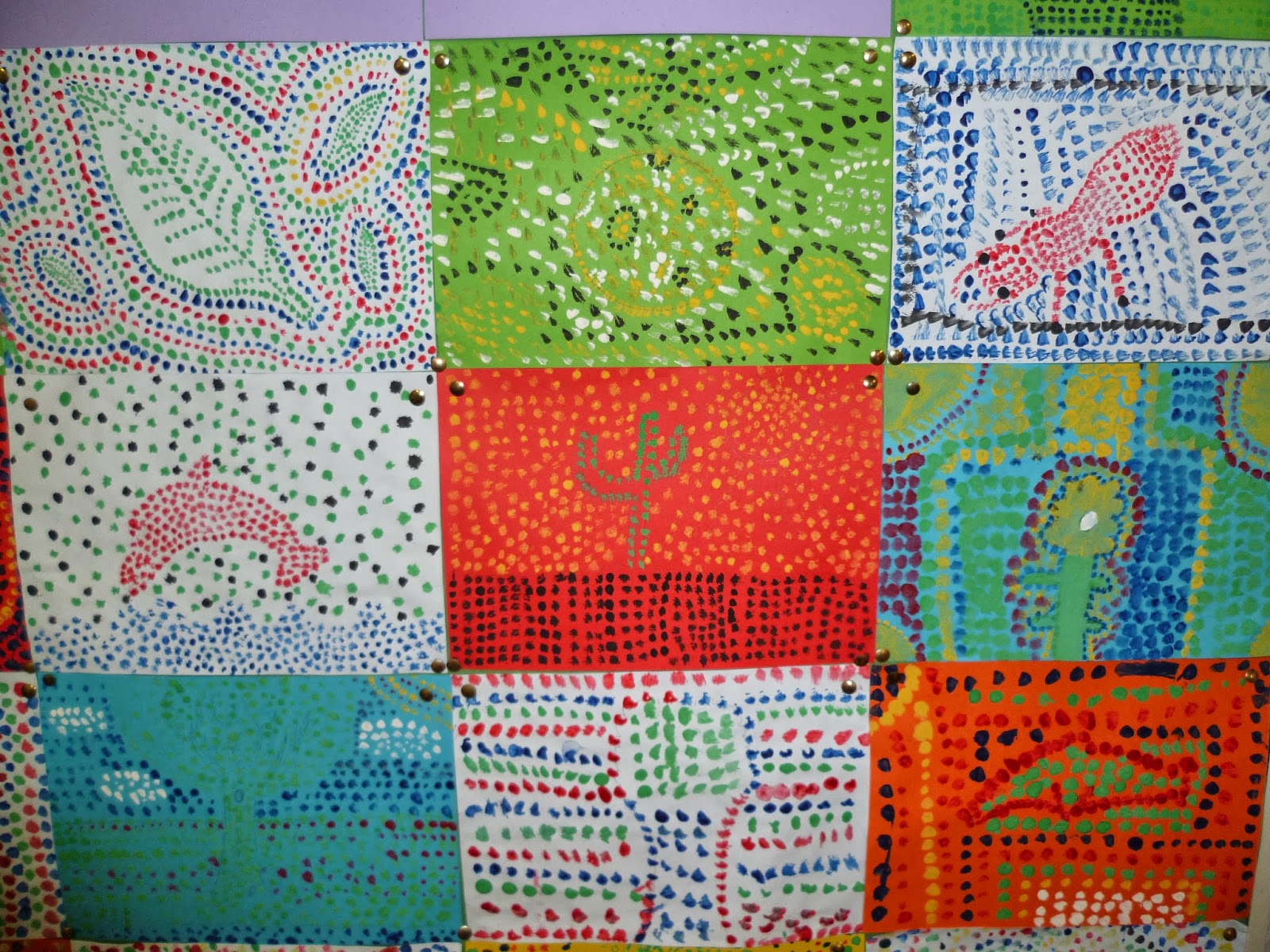 Sixth Class 2013Star Of The Sea Sandymount Aboriginal Pointillism