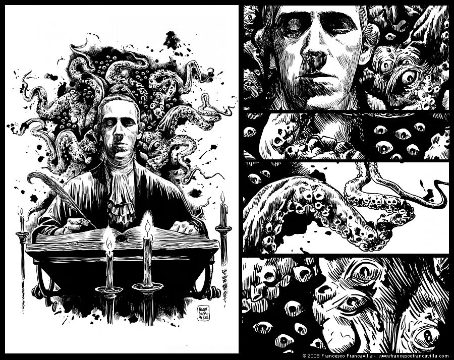 de belles images piochée sur le net... Lovecraft+comic