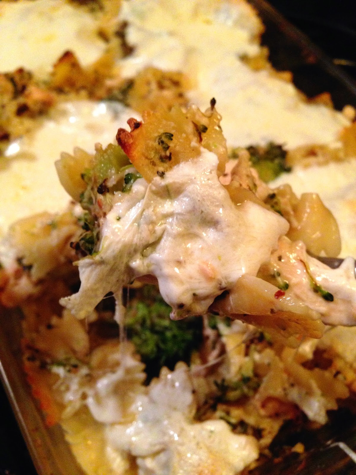 taylor made {lightened up} chicken, roasted broccoli, & mozzarella