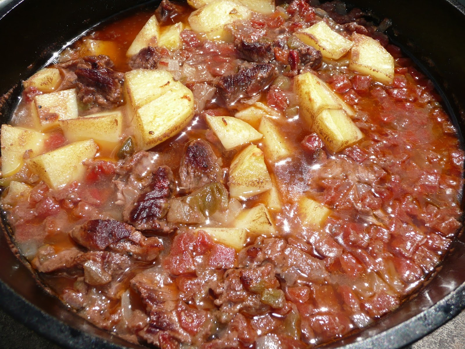 Everyday Dutch Oven Green Chili Stew