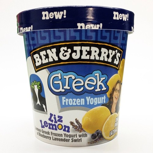 Ben and Jerry's Liz Lemon Flavored Ice Cream Tina Fey