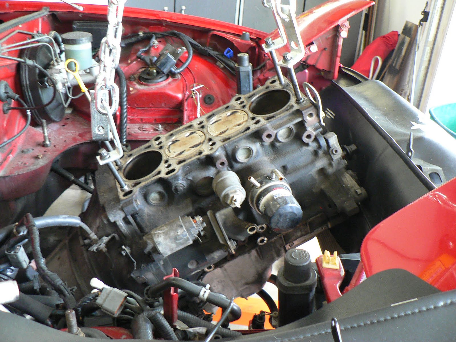 Morrison's Garage: Removing Miata Engine and Transmission 300zx engine bay diagram 