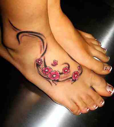 Tattoos For Girls Feet