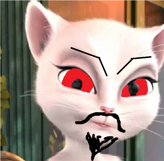 Nastoletnie ♥MSP♥ Talking Angela horror dla najmłodszych, przez najmłodszych