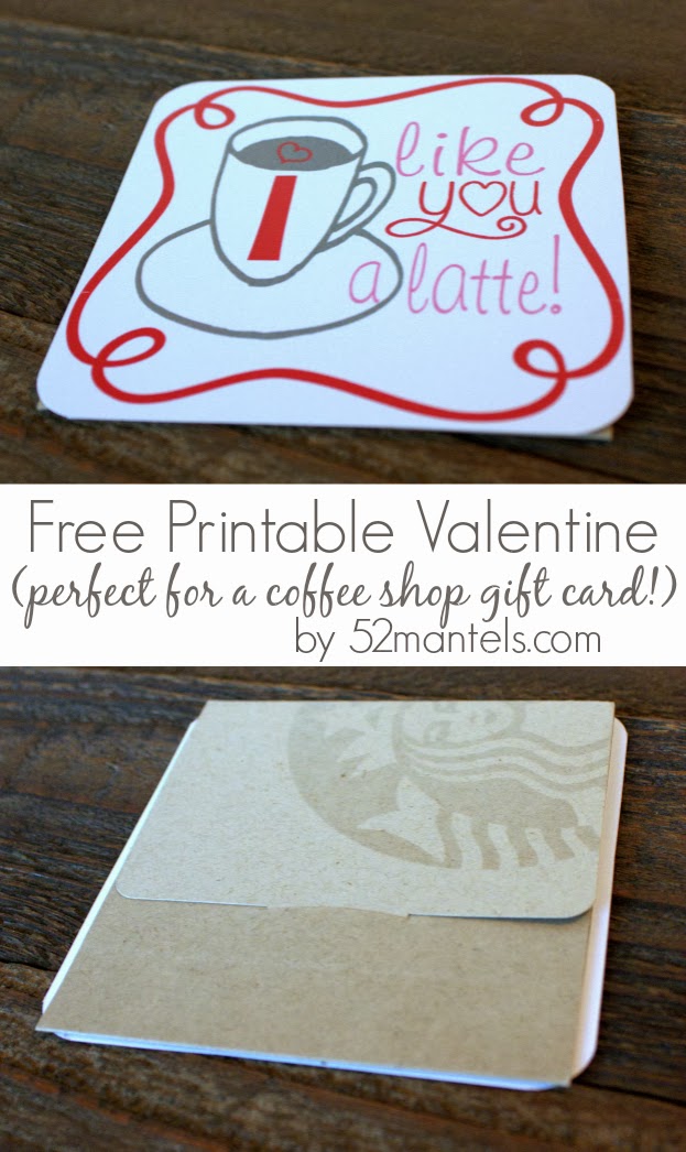 52 Mantels Free Printable Valentines (Blog Hop!)