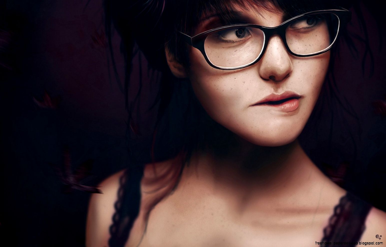 Beautiful Girl Glasses Art 7017424 Beautiful Girl Glasses Art 7017424