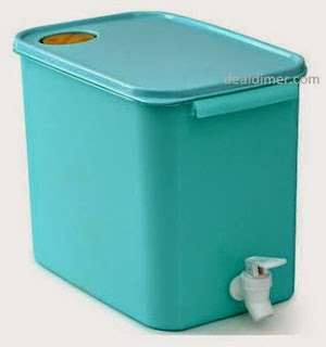 Tupperware Turquoise Water Dispenser Tupperware Turquoise Water Dispenser