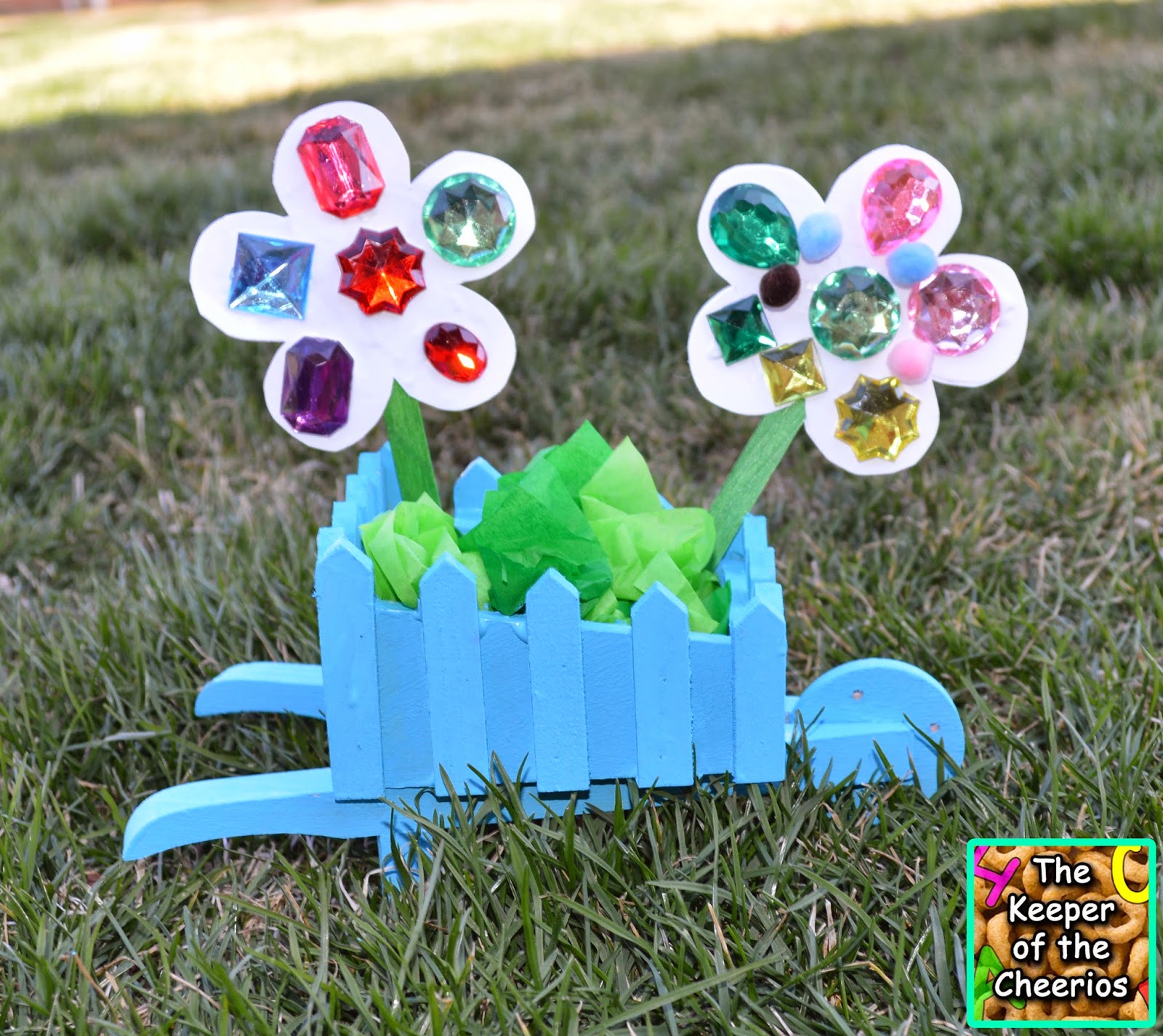 Spring Wheelbarrow Craft