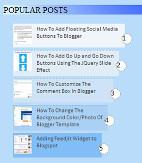 customizing popular post widget