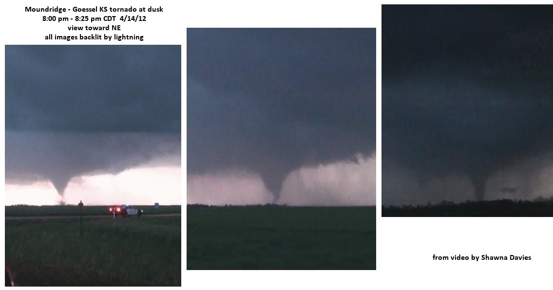 Jon Davies Severe Weather Notes Tornadoes after dark most dangerous during April 14 outbreak