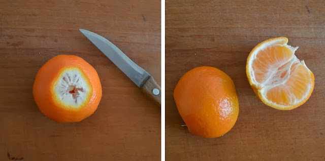 How to make mandarin orange peel garland