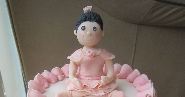 Honey Bee Sweets Ballerina Fondant Birthday Cake