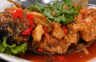 Gurame Goreng Asam Manis