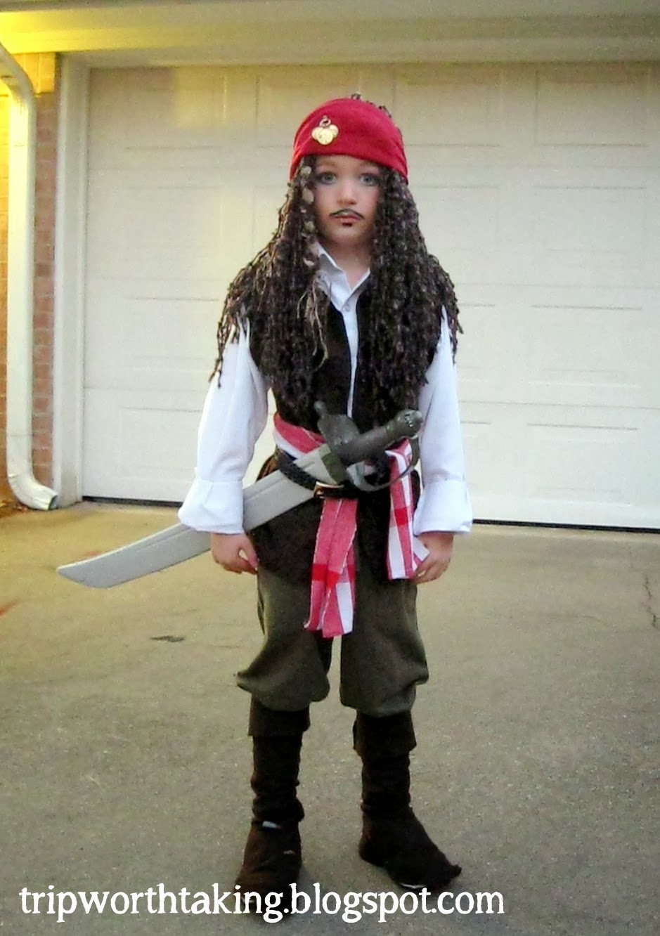 Trip Worth Taking Blog DIY Captain jack Sparrow Costume Jack sparrow