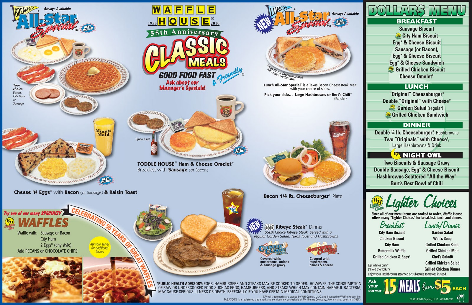 dinner waffle house menu dinner waffle house menu