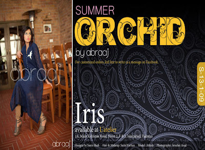 Summer Orchid Women's Dresses Collection 2013 By Abraaj