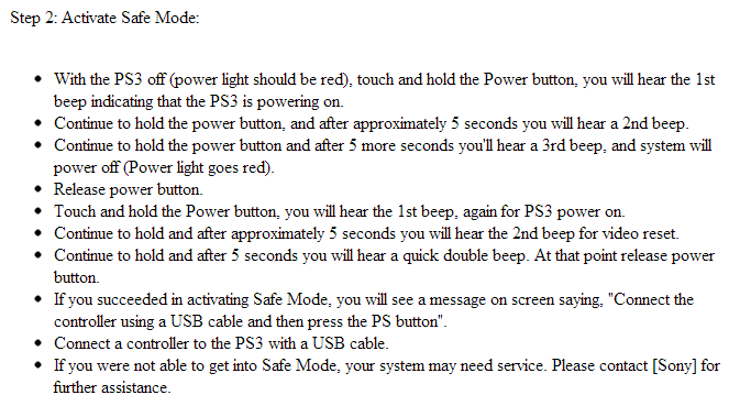 unable to enter safe mode ps4 unable to enter safe mode ps4