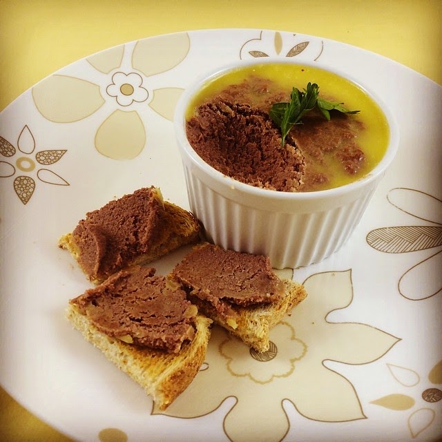 Daz in the Kitchen Chicken liver pate in the Thermomix