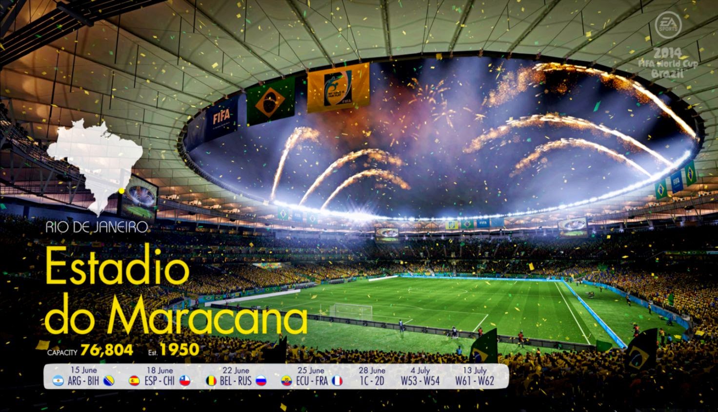 Stadium Maracana Fifa World Cup Brasil 2014 Wa 415 Wallpaper Stadium Maracana Fifa World Cup Brasil 2014 Wa 415 Wallpaper