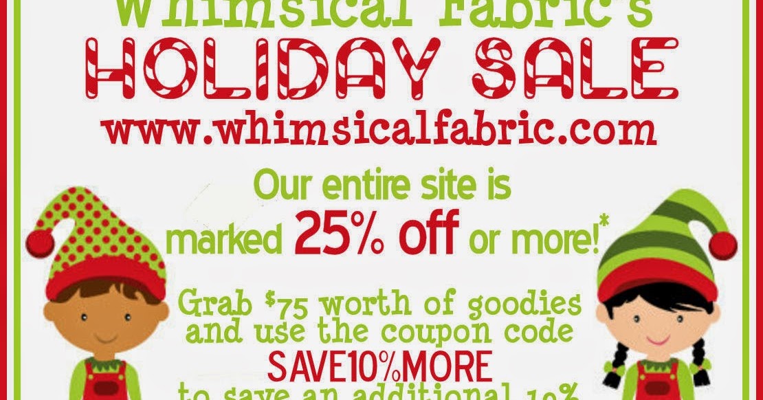 Whimsical Fabric Huge Sale, 100 in Coupons Giveaway, New Knit Fabric