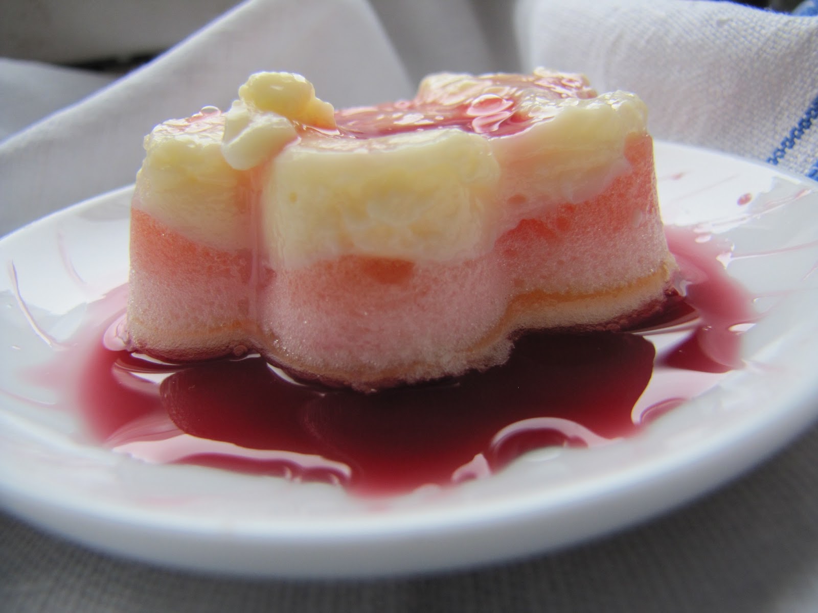 Szczęśliwa kuchnia Deser z budyniu i galaretek (przepis autorski)