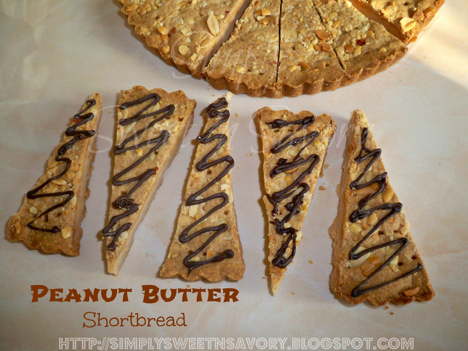 Simply Sweet 'n Savory Peanut Butter Shortbread