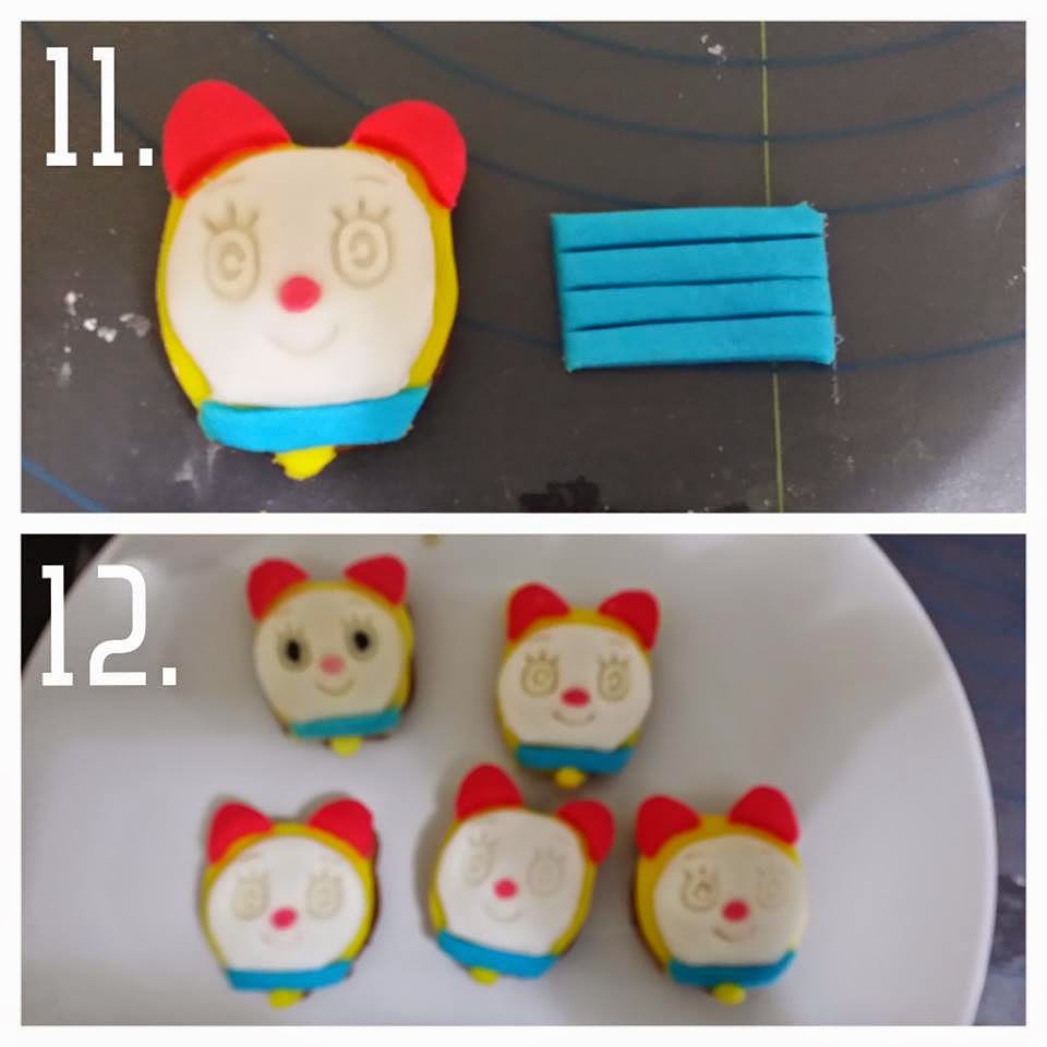Doraemon Cookies by Clarine Lin