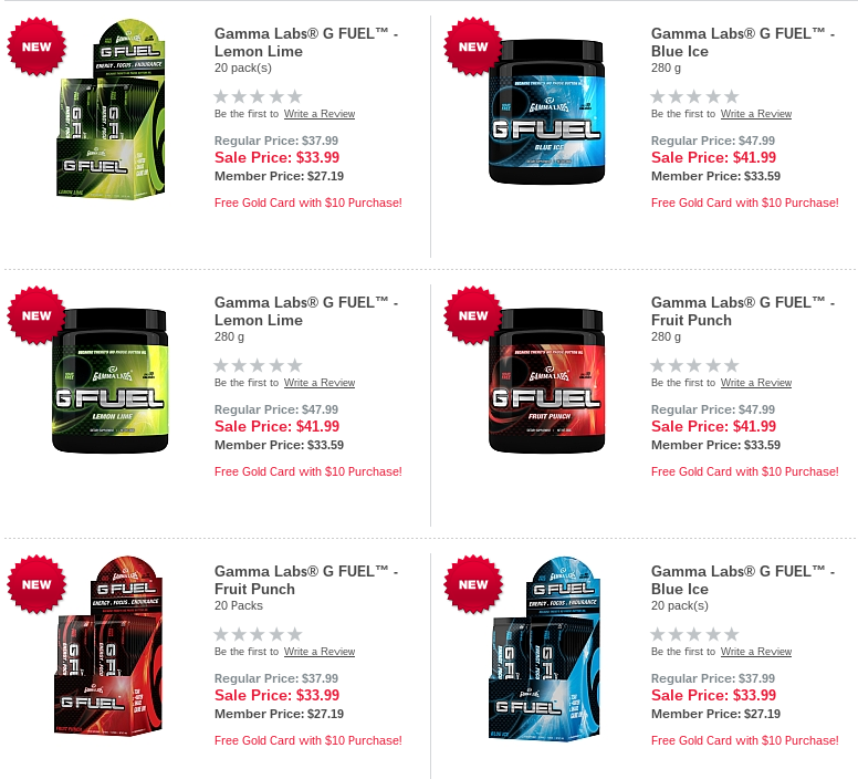 TheFugitiveInc™ GFuel, Now Available at GNC