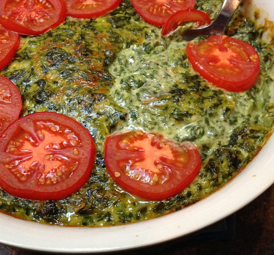 The latest recipe for Spinach Madeleine Drick's Rambling Cafe