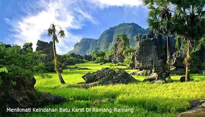 Menikmati Keindahan Taman Hutan Batu Karst Di Ramang-Ramang Menikmati Keindahan Taman Hutan Batu Karst Di Ramang-Ramang